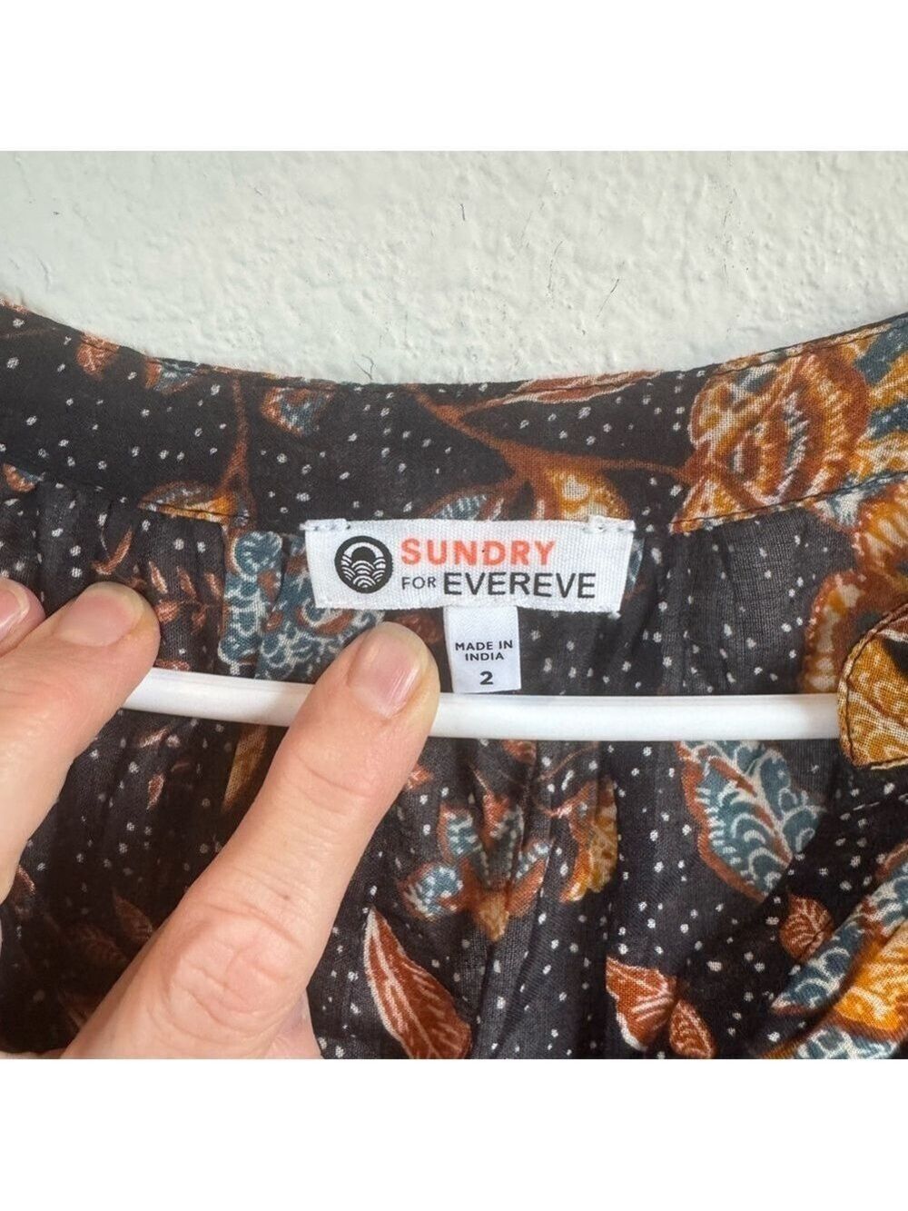 EVEREVE + SUNDRY ‘Felicity’ Prairie Maxi Dress - Picture 8 of 13